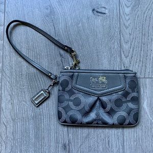 Coach Corner Zip Wristlet